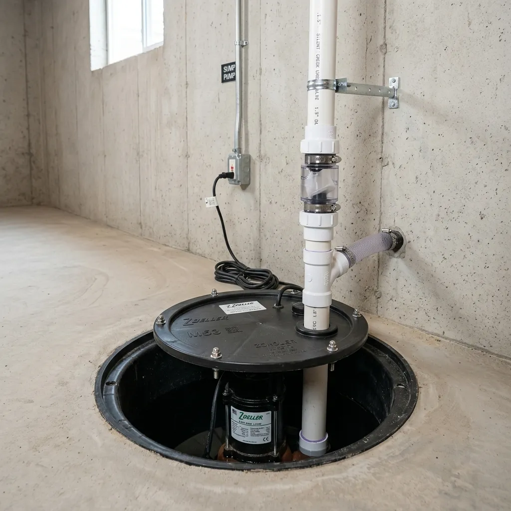 Professional sump pump repair & installation services
